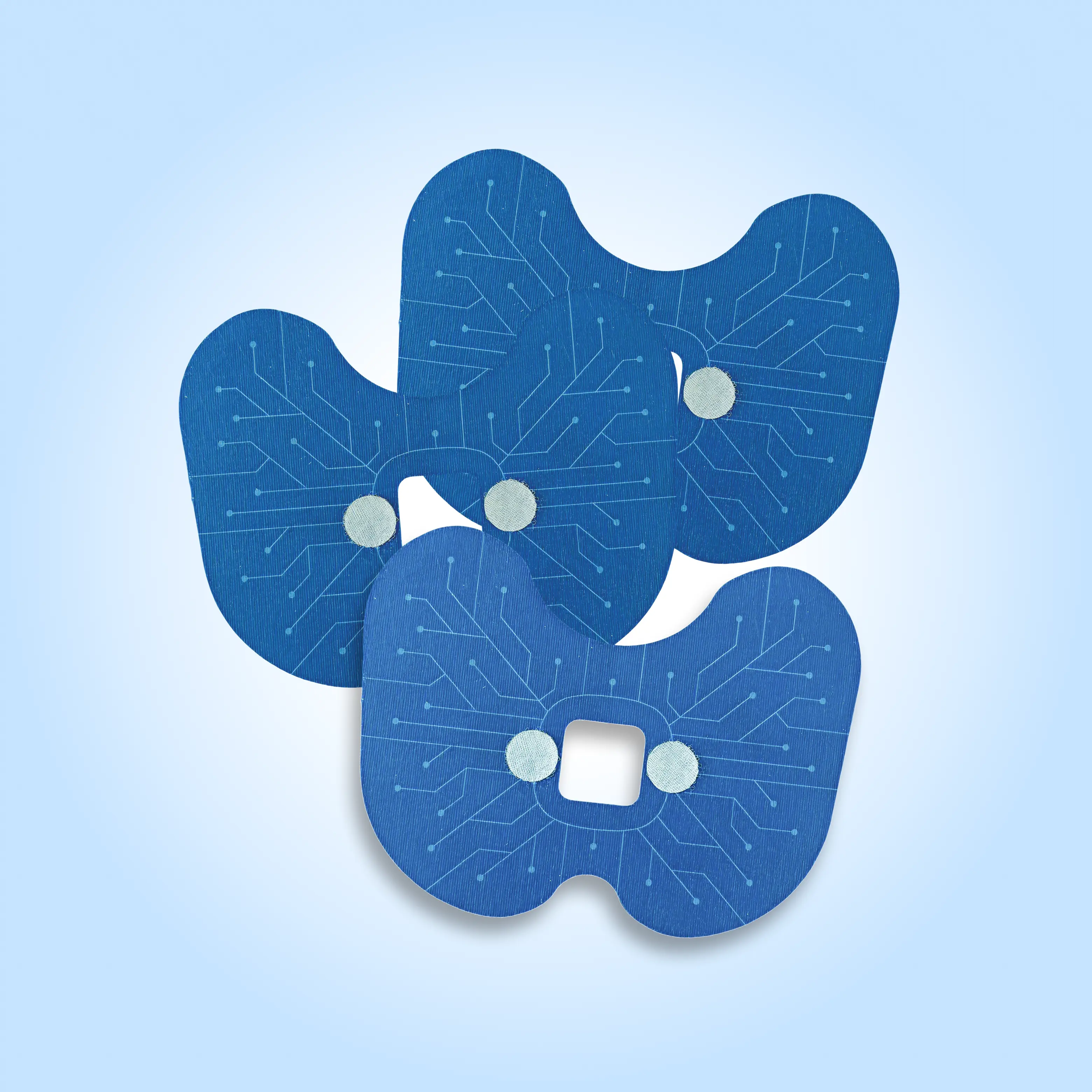 Set of 28 knee patches for PMX device